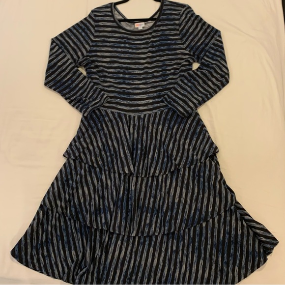 2XL LuLaRoe Georgia Tiered Dress - worn once - Picture 1 of 6